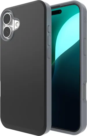ZAGG SoHo Snap Case for iPhone 16 Plus - MagSafe Compatible, 10ft Drop Protection, Graphene-Infused, Wireless Charging, Eco-Friendly, Two-Tone Design, Black