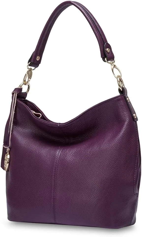 zency Genuine Leather Crossbody Hobo Bag Elegant Tote Handbags