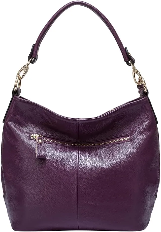 zency Genuine Leather Crossbody Hobo Bag Elegant Tote Handbags