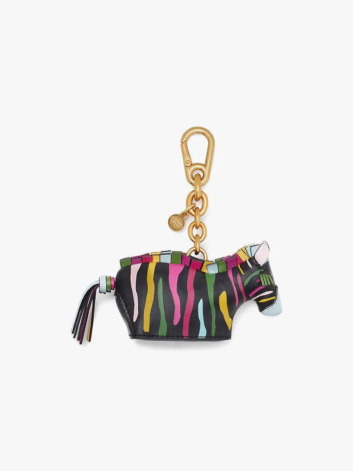 Ziggy Zebra Embellished Bag Charm